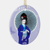 Ornement de fille de kimono et de geisha (Droite)