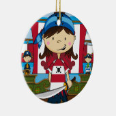 Ornement de fille de pirate (Droite)