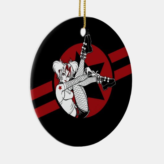 Ornement de fille de Punkrock (Droite)