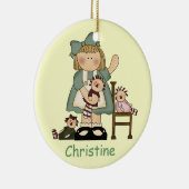 Ornement de filles et de dauphins (Droite)