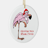 Ornement de Flamant rose tropical (Droite)