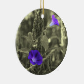 Ornement de fleur blanche de noir de gloires de (Droite)