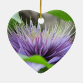 Ornement de fleur de fleur de clématite (Dos)