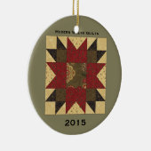 Ornement de fleur de Noël d'édredon (Droite)