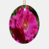 Ornement de fleur de peinture de rose de rose (Droite)