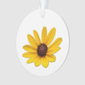 Ornement de fleur sauvage jaune (devant)