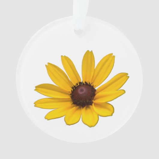 Ornement de fleur sauvage jaune (devant)
