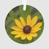 Ornement de fleur sauvage jaune (dos)