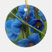 Ornement de fleurs bleues (Devant)