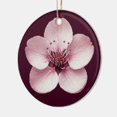 Ornement de fleurs cerises (Gauche)