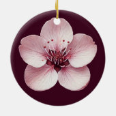 Ornement de fleurs cerises (Dos)