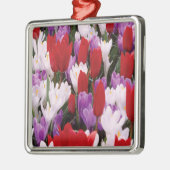 Ornement de fleurs de tulipes colorées (Gauche)