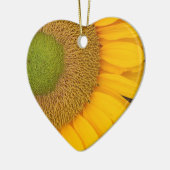 Ornement de fleurs du centre de tournesol Macro (Gauche)