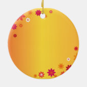 Ornement de fleurs orange (Dos)