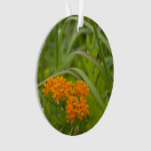Ornement de fleurs sauvages orange (devant)