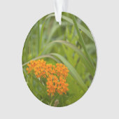 Ornement de fleurs sauvages orange (devant)