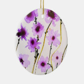 Ornement de fleurs violettes (Droite)