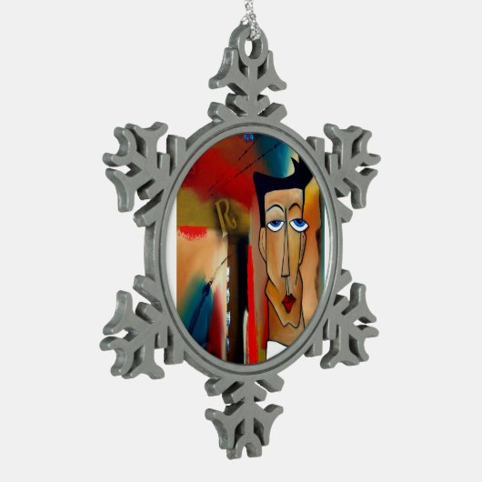 Ornement de flocon de neige (Gauche)