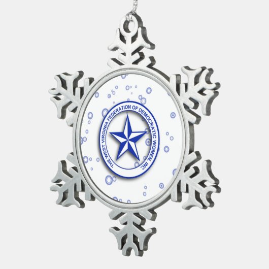 Ornement de flocon de neige (Vue impression)