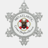 Ornement de flocon de neige (Devant)