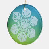 Ornement de flocon de neige 5 (Gauche)