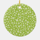 Ornement de flocon de neige coloré (Dos)