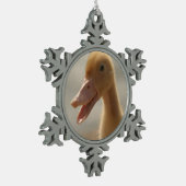 Ornement de flocon de neige de canard d'animal (Gauche)