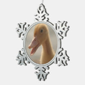 Ornement de flocon de neige de canard d'animal (Vue impression)