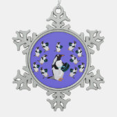 Ornement de flocon de neige de douze batteurs (Devant)