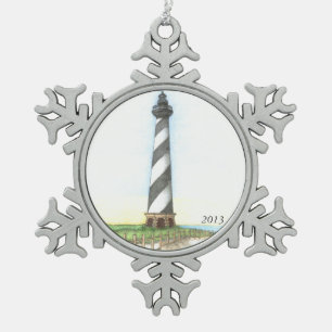 Ornement de flocon de neige de phare du Cap