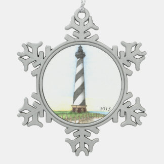 Ornement de flocon de neige de phare du Cap