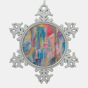 Ornement de flocon de neige "d'Utopie créative"