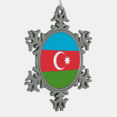 Ornement de flocon de neige en eau avec drapeau d' (Gauche)