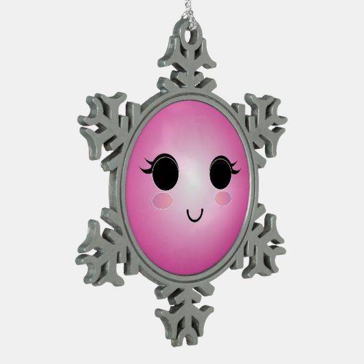 Ornement de flocon de neige mignon (Gauche)