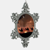 Ornement de flocon de neige pour trois hommes sage (Gauche)