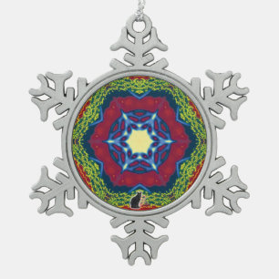Ornement de flocon de neige Vesper Kaleidoscope
