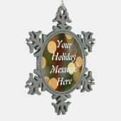 Ornement de flocon de neige vierge (Gauche)