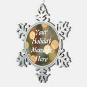 Ornement de flocon de neige vierge (Vue impression)