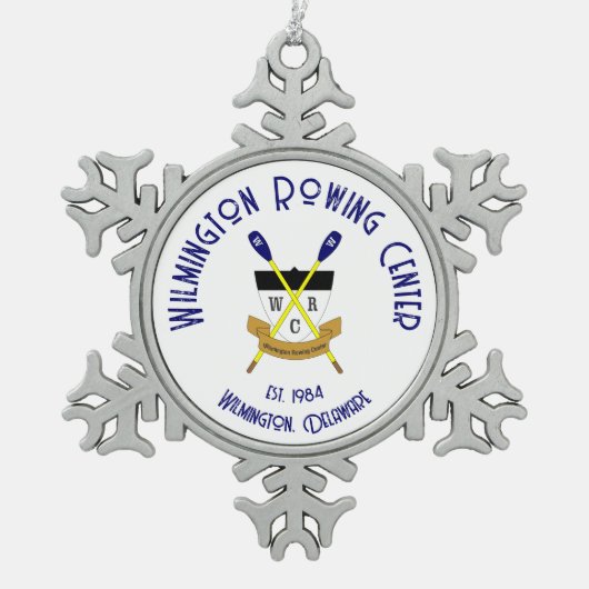 Ornement de flocon d'hiver WRC (Devant)