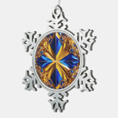 Ornement de flocon d'neiges avec couleurs Suède (Vue impression)