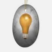 Ornement de flottement d'ampoule d'or (Gauche)