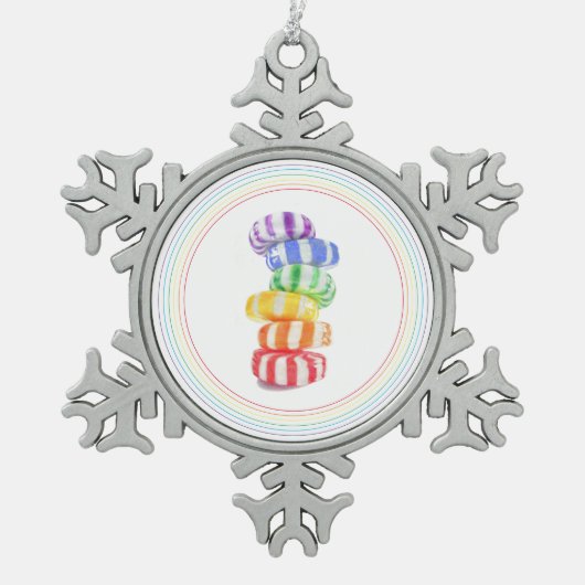 ORNEMENT DE FLUX D'EAU À CANDY (Devant)