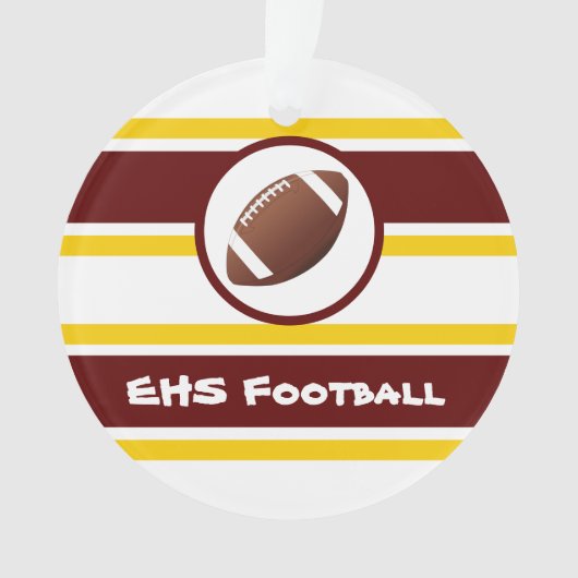 Ornement de football professionnel et professionne (devant)