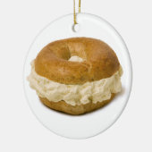 Ornement de fromage du bagel w/Cream (Gauche)
