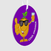 Ornement de fruits orange (devant)