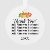 Ornement de fruits orange (dos)