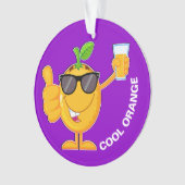 Ornement de fruits orange (devant)