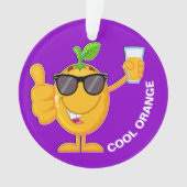 Ornement de fruits orange (devant)