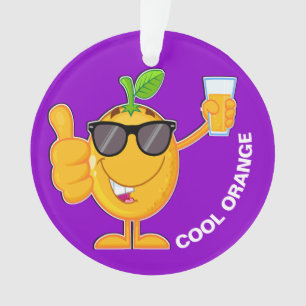 Ornement de fruits orange