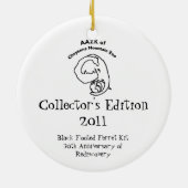 Ornement de furet à pied noir 2011 (Dos)